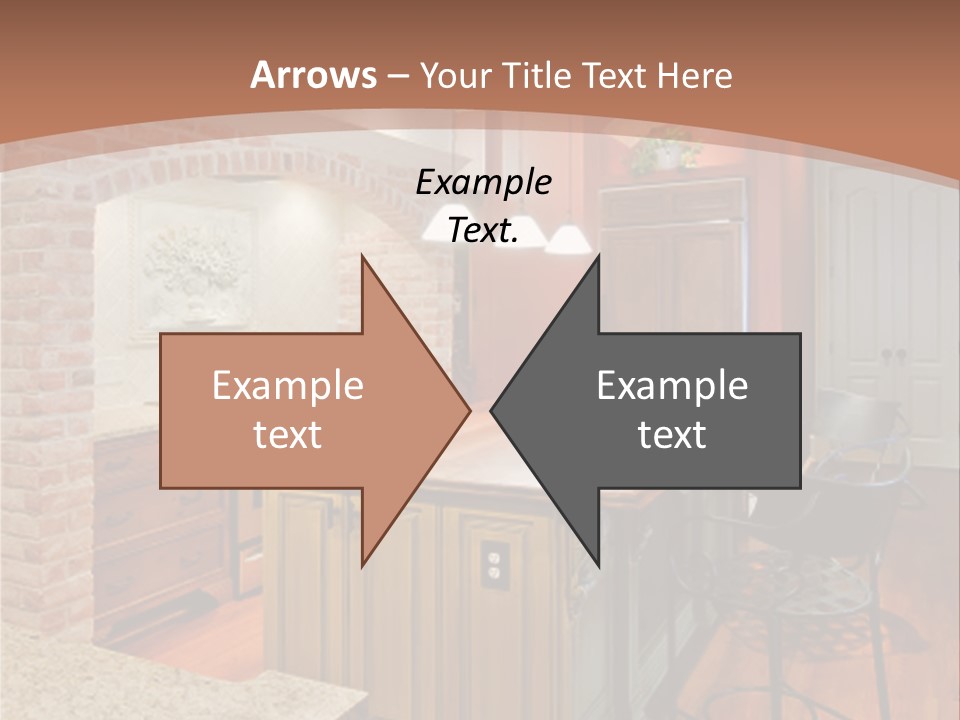 Bungalows At A Tropical Resort PowerPoint Template
