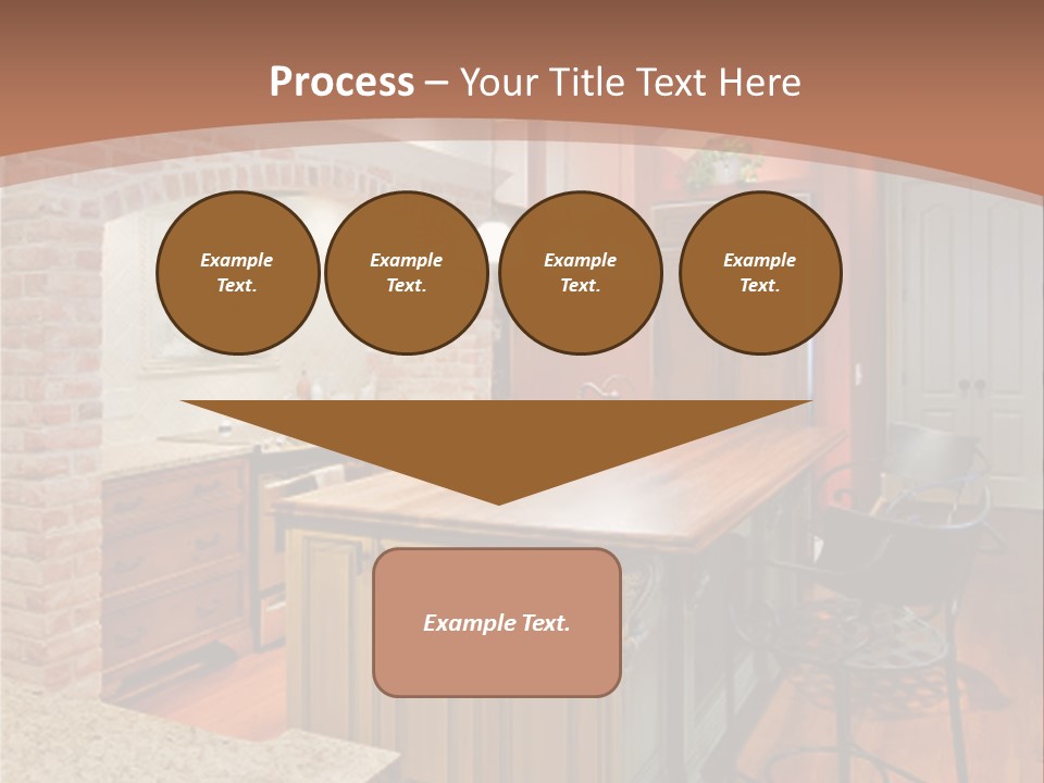 Bungalows At A Tropical Resort PowerPoint Template