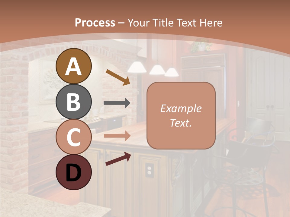 Bungalows At A Tropical Resort PowerPoint Template