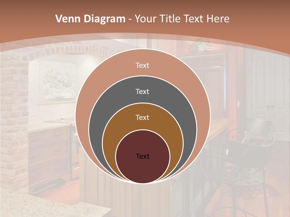Bungalows At A Tropical Resort PowerPoint Template