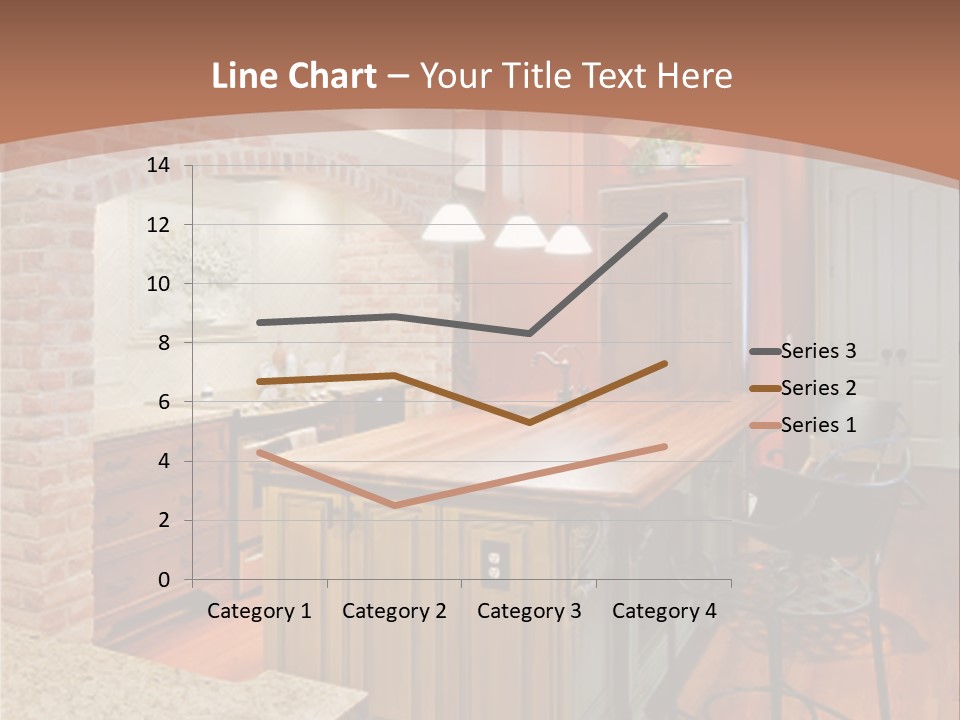 Bungalows At A Tropical Resort PowerPoint Template