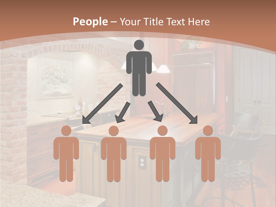 Bungalows At A Tropical Resort PowerPoint Template