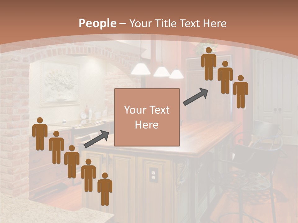 Bungalows At A Tropical Resort PowerPoint Template