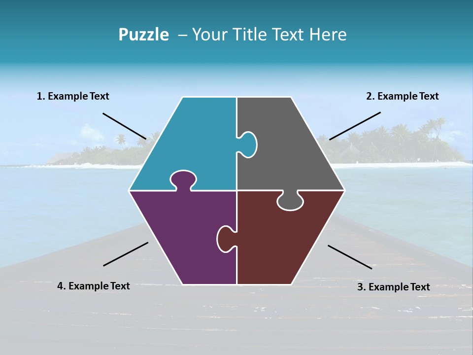 A Small Resort Island In The Indian Ocean. PowerPoint Template