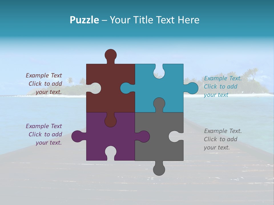 A Small Resort Island In The Indian Ocean. PowerPoint Template