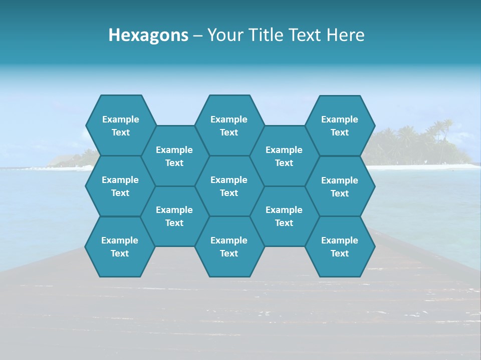 A Small Resort Island In The Indian Ocean. PowerPoint Template