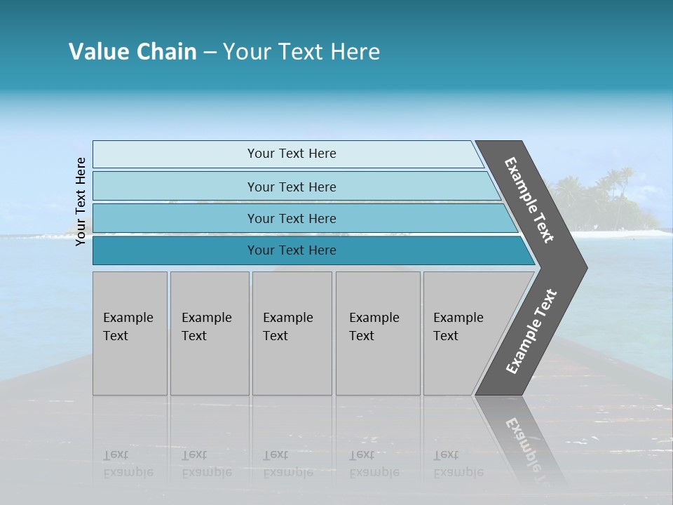 A Small Resort Island In The Indian Ocean. PowerPoint Template
