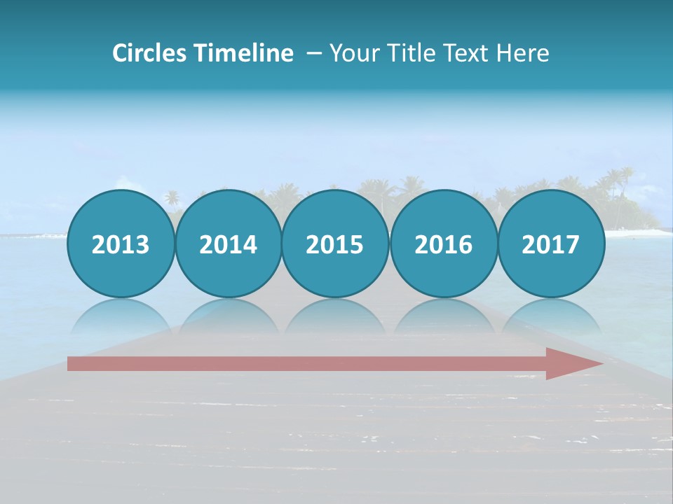 A Small Resort Island In The Indian Ocean. PowerPoint Template