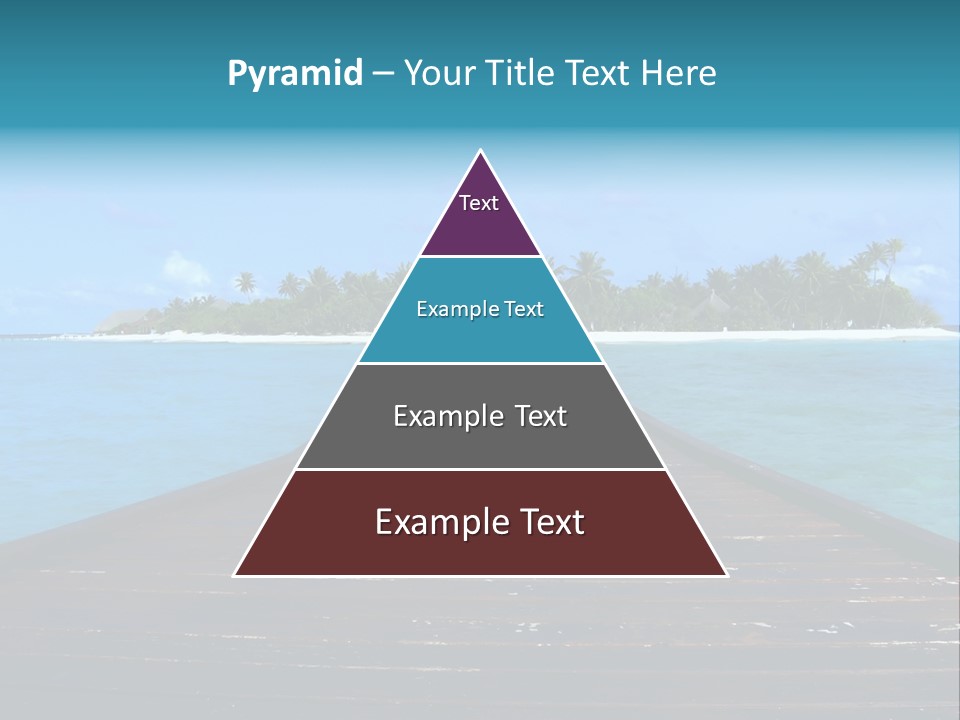 A Small Resort Island In The Indian Ocean. PowerPoint Template