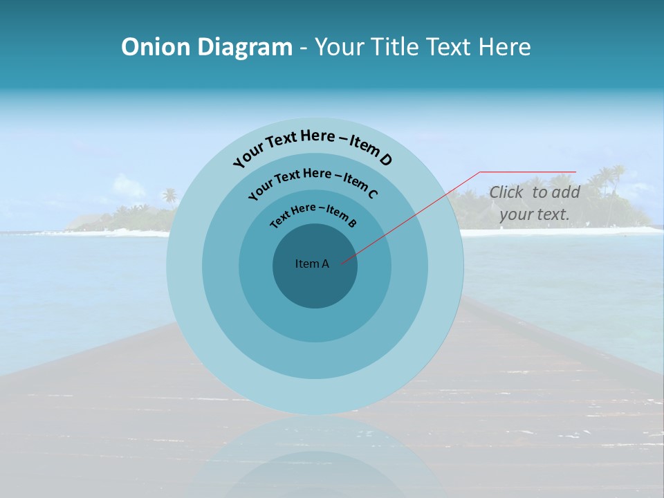 A Small Resort Island In The Indian Ocean. PowerPoint Template