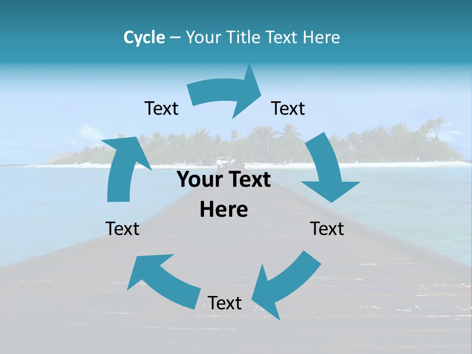 A Small Resort Island In The Indian Ocean. PowerPoint Template