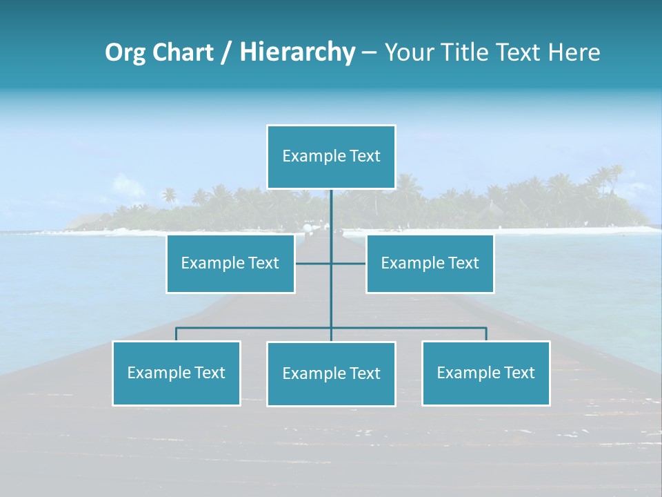 A Small Resort Island In The Indian Ocean. PowerPoint Template