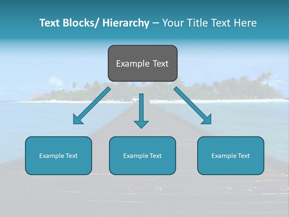 A Small Resort Island In The Indian Ocean. PowerPoint Template