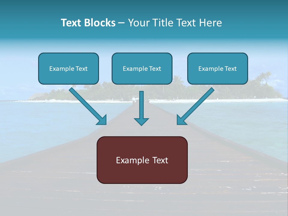 A Small Resort Island In The Indian Ocean. PowerPoint Template
