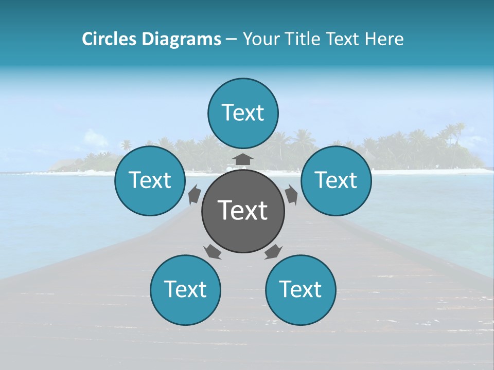 A Small Resort Island In The Indian Ocean. PowerPoint Template