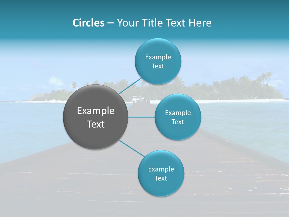 A Small Resort Island In The Indian Ocean. PowerPoint Template