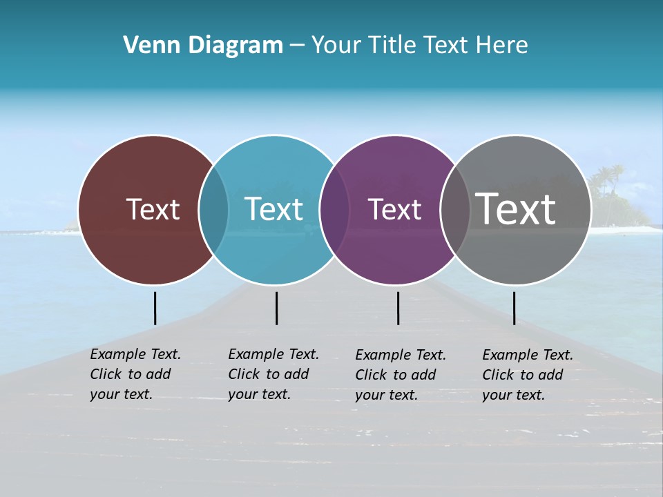A Small Resort Island In The Indian Ocean. PowerPoint Template