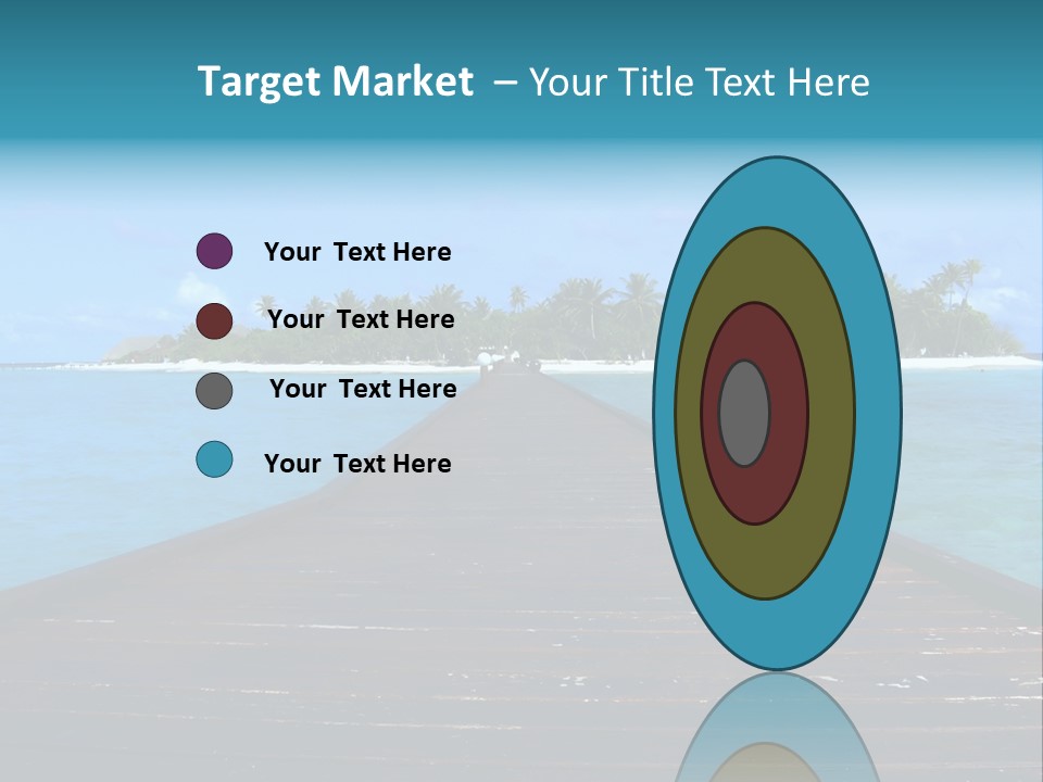 A Small Resort Island In The Indian Ocean. PowerPoint Template