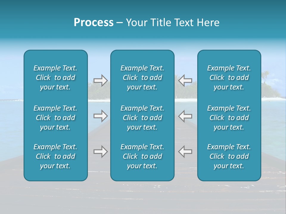 A Small Resort Island In The Indian Ocean. PowerPoint Template