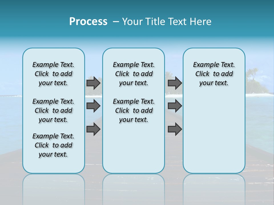 A Small Resort Island In The Indian Ocean. PowerPoint Template