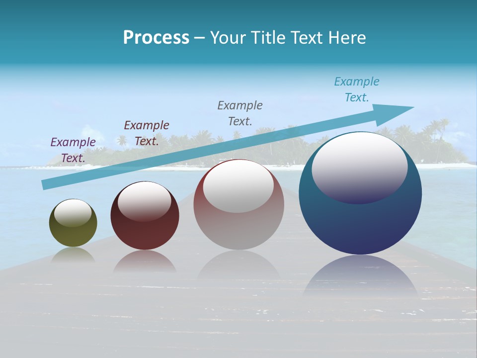 A Small Resort Island In The Indian Ocean. PowerPoint Template