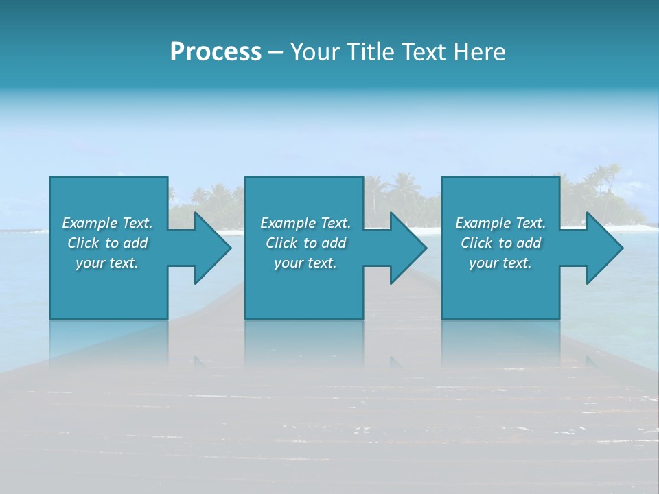 A Small Resort Island In The Indian Ocean. PowerPoint Template