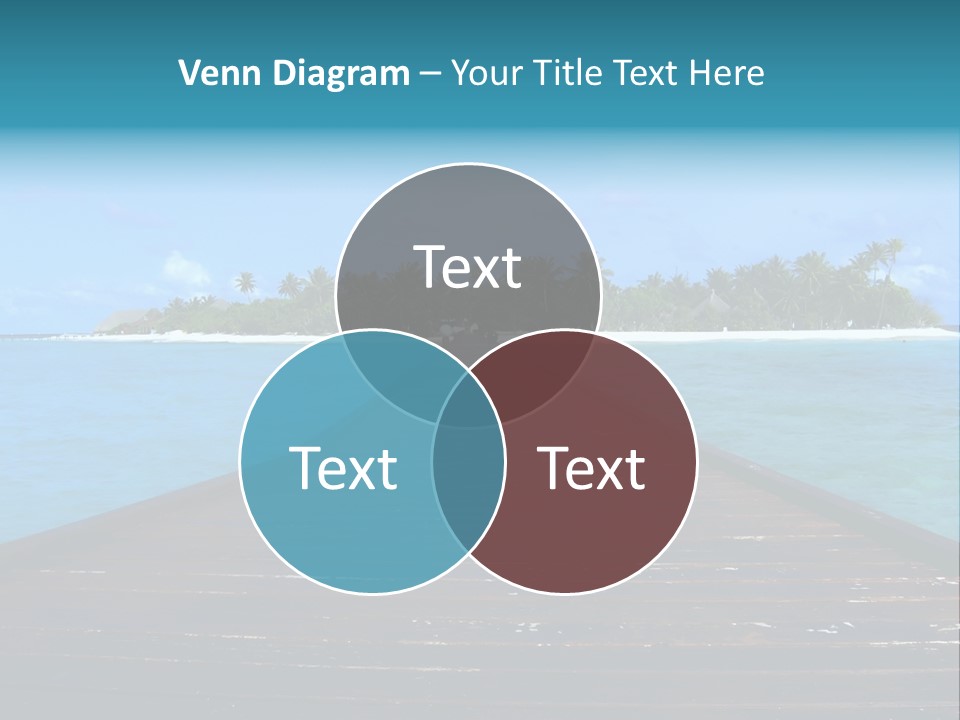 A Small Resort Island In The Indian Ocean. PowerPoint Template