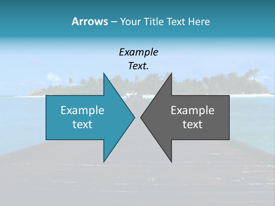 A Small Resort Island In The Indian Ocean. PowerPoint Template