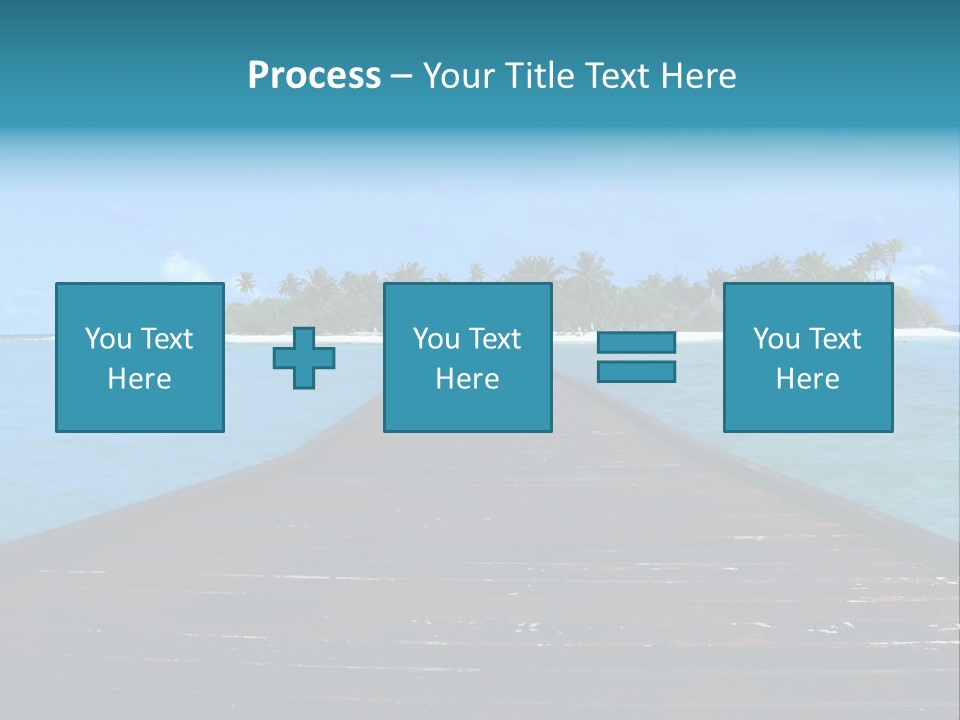 A Small Resort Island In The Indian Ocean. PowerPoint Template
