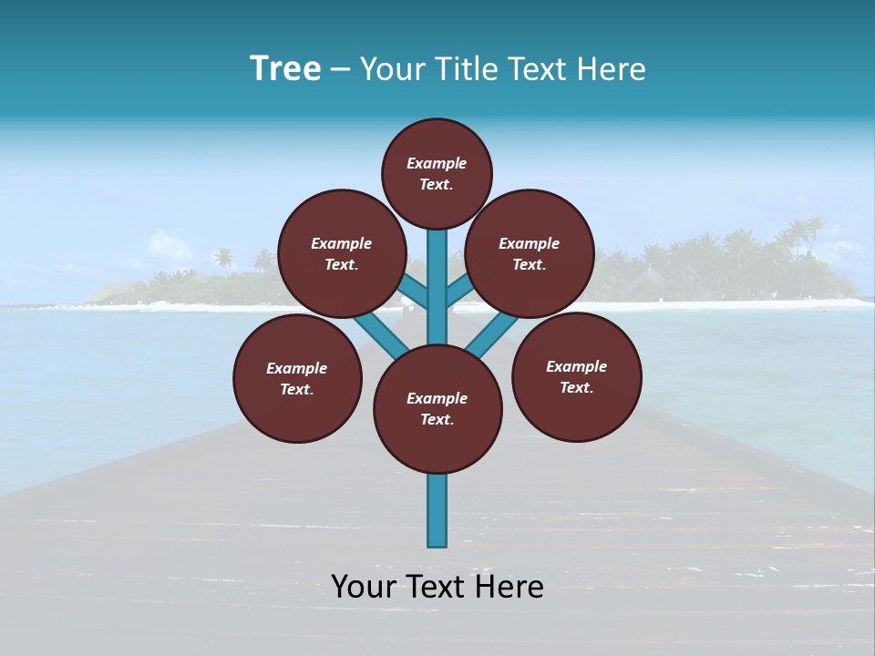 A Small Resort Island In The Indian Ocean. PowerPoint Template