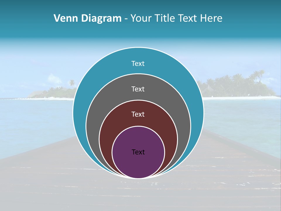 A Small Resort Island In The Indian Ocean. PowerPoint Template