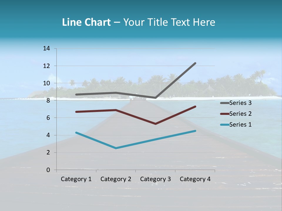 A Small Resort Island In The Indian Ocean. PowerPoint Template
