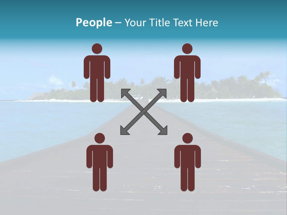 A Small Resort Island In The Indian Ocean. PowerPoint Template