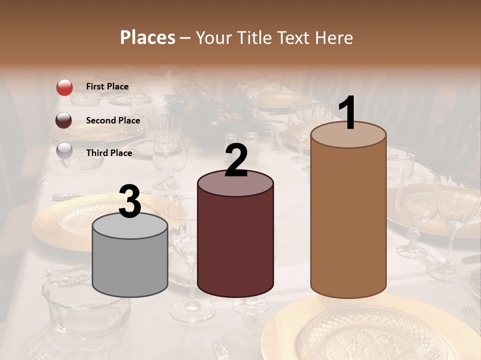 Festive Holiday Table PowerPoint Template