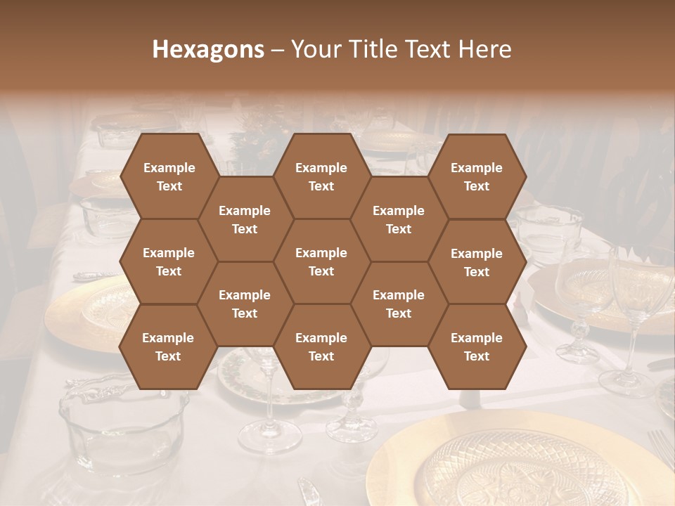 Festive Holiday Table PowerPoint Template