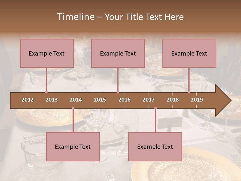 Festive Holiday Table PowerPoint Template