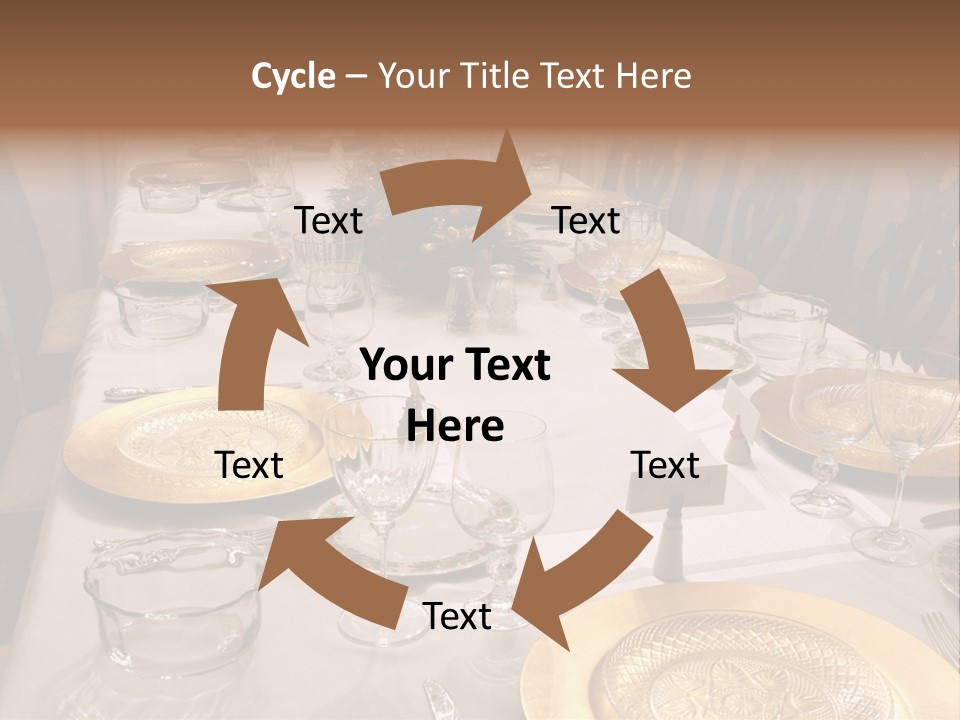 Festive Holiday Table PowerPoint Template