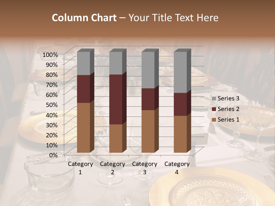 Festive Holiday Table PowerPoint Template