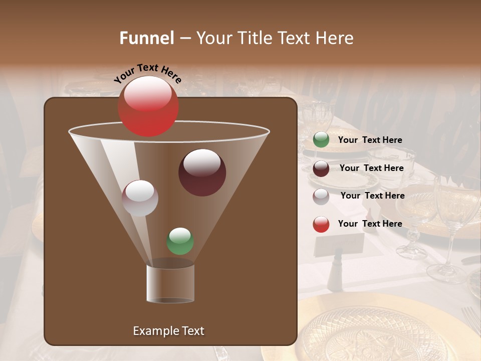 Festive Holiday Table PowerPoint Template