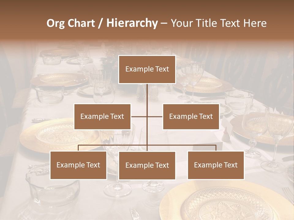 Festive Holiday Table PowerPoint Template