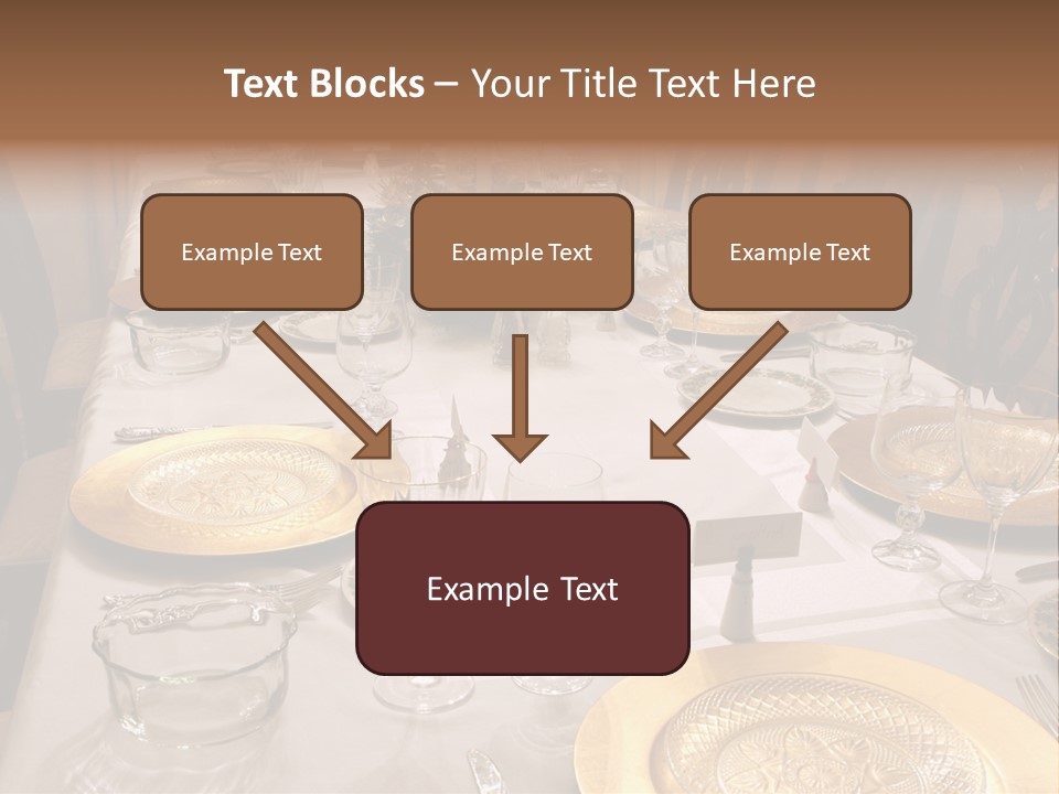 Festive Holiday Table PowerPoint Template