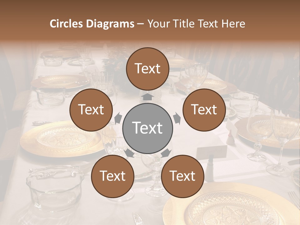 Festive Holiday Table PowerPoint Template