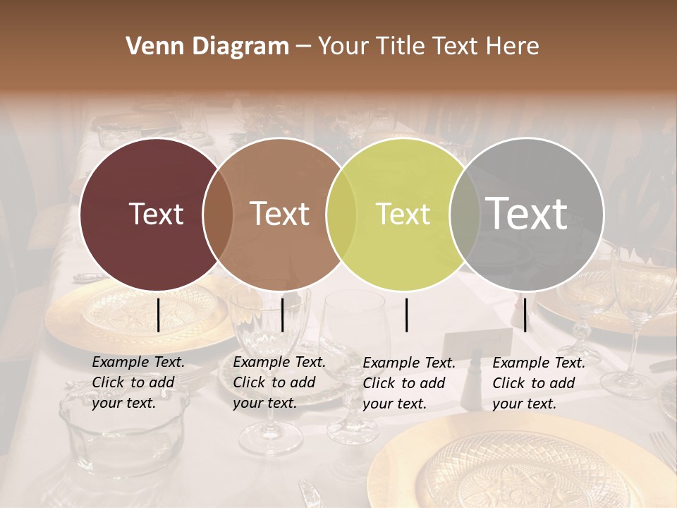 Festive Holiday Table PowerPoint Template