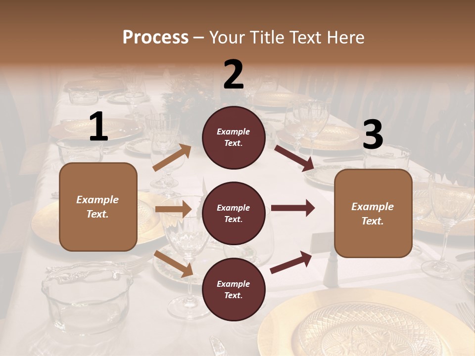 Festive Holiday Table PowerPoint Template