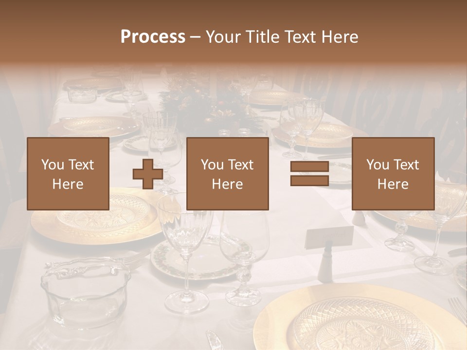 Festive Holiday Table PowerPoint Template
