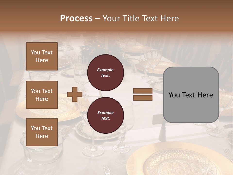 Festive Holiday Table PowerPoint Template