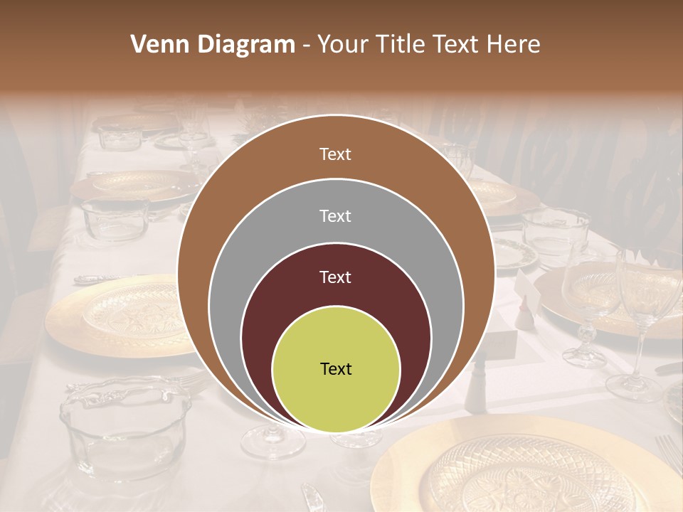 Festive Holiday Table PowerPoint Template