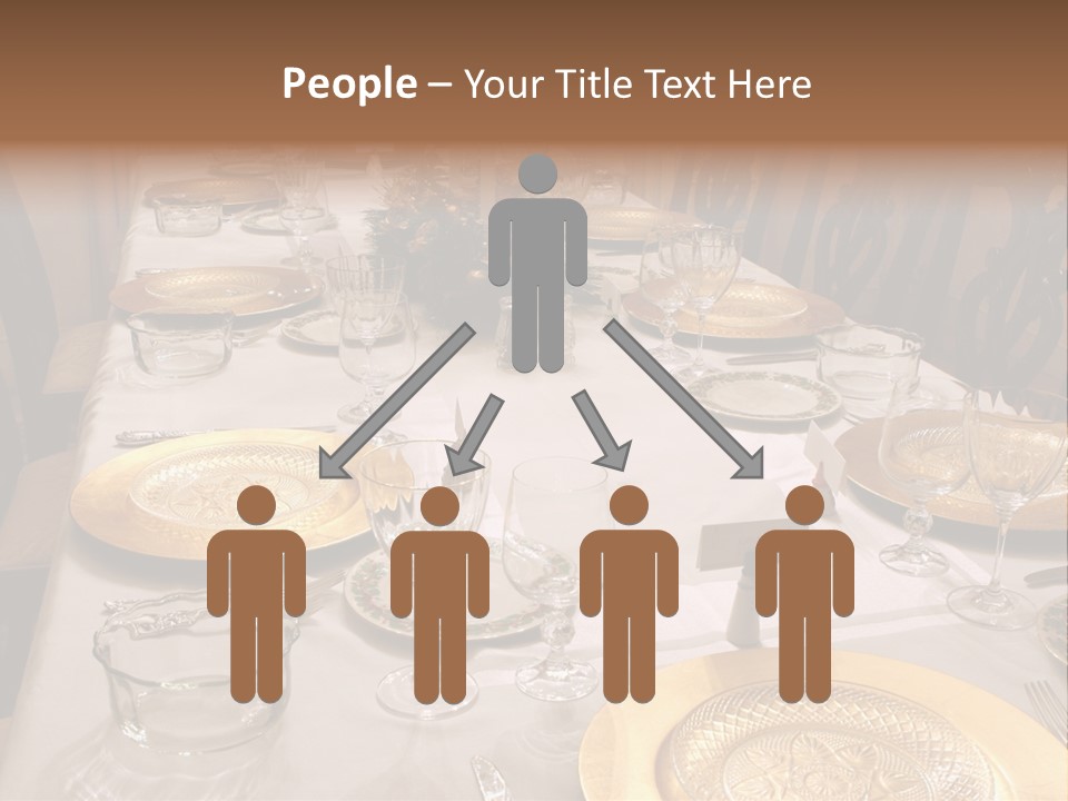 Festive Holiday Table PowerPoint Template