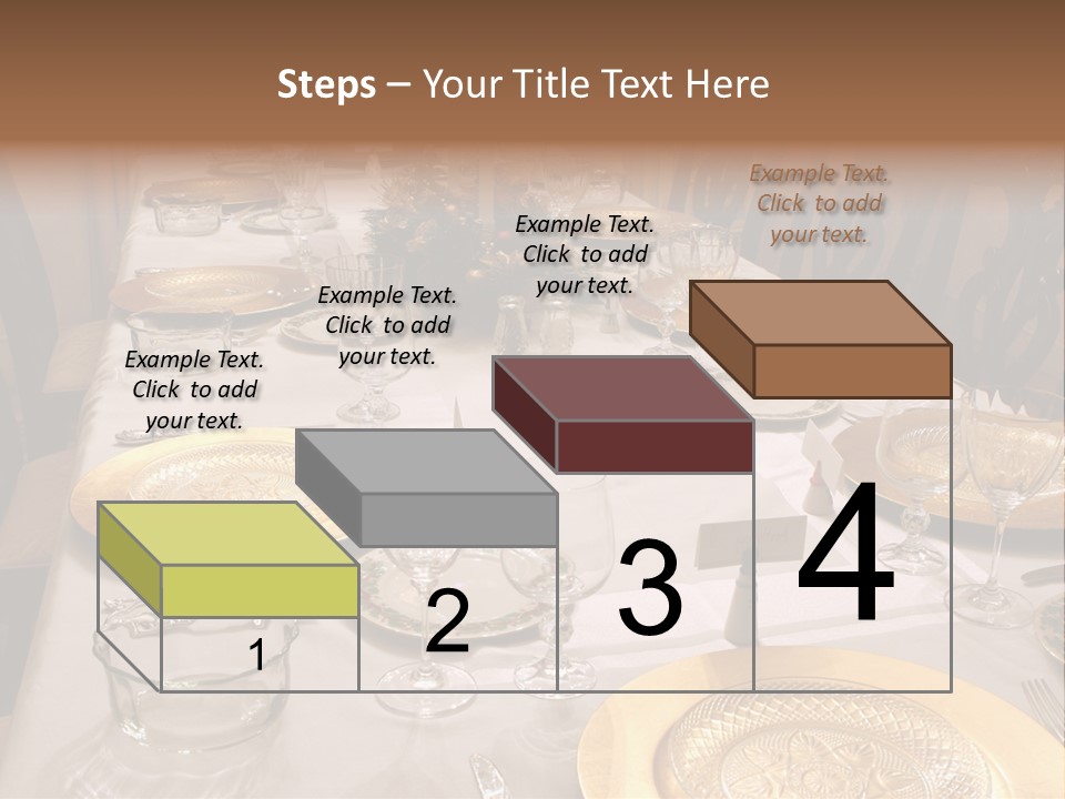 Festive Holiday Table PowerPoint Template