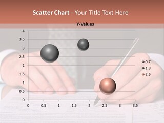 Businessman Writing On A Form PowerPoint Template